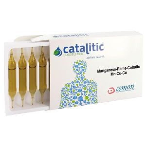 Cemon Catalitic Oligoelementi Manganese Rame Cobalto 20 Fiale da 2ml