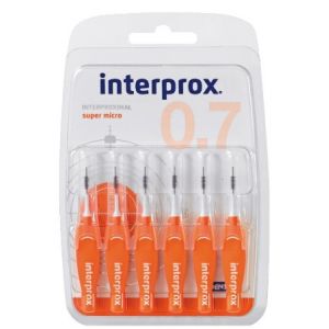 Interprox 4g Interdental Brush Supermicro Orange 6 Pieces