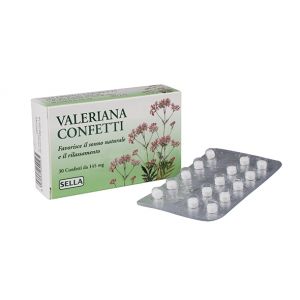 Sella Valeriana Officinale Food Supplement 30 Sugared almonds