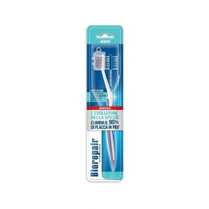 Biorepair antibacterial toothbrush medium bristles total protection