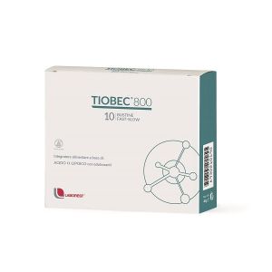 Tiobec 800 Food Supplement Of Alpha-lipoic Acid 10 Sachets Fast Slow