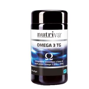 Nutriva Omega 3 TG Fish Oil Supplement 90 Softgel Tablets 1410 mg