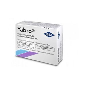 Yabro 10 Vials Of 3ml Hyaluronic Acid 0.3% Solution For Nebulizer