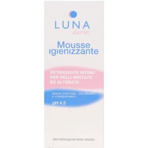 Lunaderm mousse sanitizing intimate cleanser for irritated skin