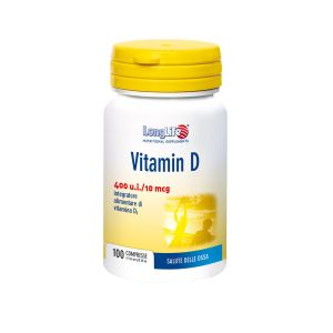 Longlife Vitamin D 400 U.i. Integratore Alimentare 100 Compresse