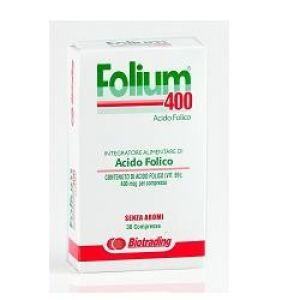 Folium 400 Folic Acid Supplement 30 Tablets