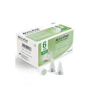 Accu-Chek Needle Accu-Fine 31G 6mm Insulin Pen Needle 100 Pieces