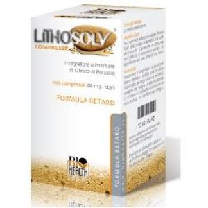 Lithosolv Supplement Of Potassium Alkaline Salts 100 Tablets Retard