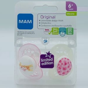 Original - Soother 6+ Mam Neutral Silicone 2 Pieces