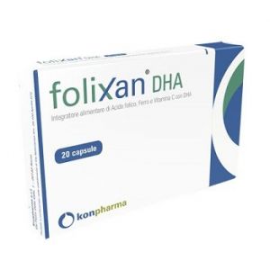 Folixan Dha Food Supplement 20 Capsules