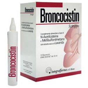 Broncocistin Syrup Supplement Wellness Respiratory 15 Vials