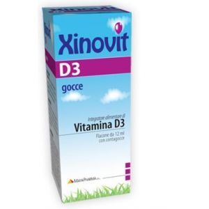 Cholecalciferol Food Supplement Xinovit D3 Drops 12ml