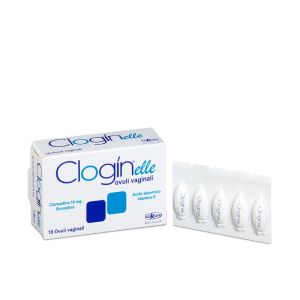 Clogin elle moisturizing and disinfectant vaginal ovules 10 ovules