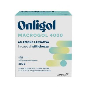 Onligol Macrogol 4000 200g i Cucchiaino Dosatore Senza Zucchero