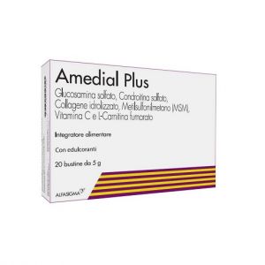Amedial Plus Supplement Bones Cartilage Collagen 20 Sachets