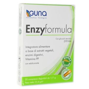 Guna Enzyformula Digestive Enzyme Supplement 20 Tablets