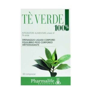 Pharmalife Research Green Tea 100% Food Supplement 60 Tablets