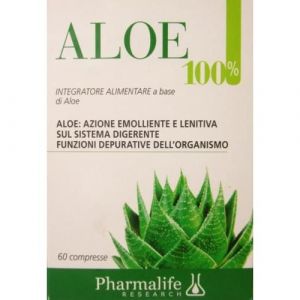 Pharmalife research aloe 100% dietary supplement 60 tablets