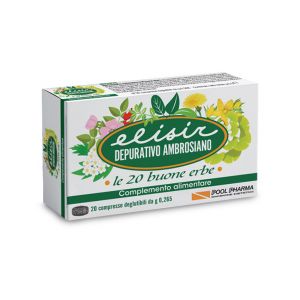 Ambrosian Purifying Elixir The 20 Good Herbs Intestinal Supplement 20 Tablets