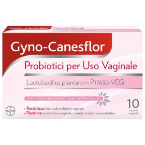 Gyno-canesflor Probiotico Prevenzione Candida e Infezioni Vaginali Capsule