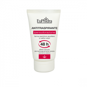 Deodorante in crema in tubo con astuccio euphidra deo antitraspirante 40 ml