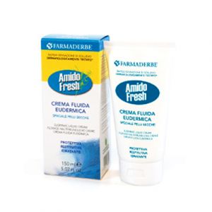 Starch fresh eudermic fluid cream moisturizing dry skin 150 ml