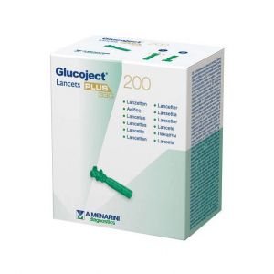 Glucoject Lancets Plus Lancets For Blood Glucose Measurement 200 Pieces 33 g
