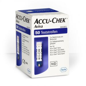 Accu-Chek Aviva Blood Glucose Test Strips 50 Pieces