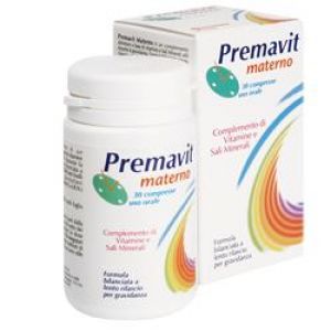 Premavit Maternal Supplement Vitamins Mineral Salts 30 Tablets