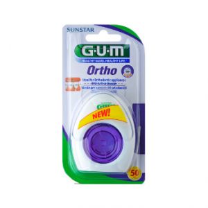Gum ortho dental floss for orthodontic appliances 50 pieces