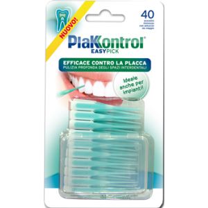 Plakkocontrol easy pick disposable brush for plaque removal 40 pieces