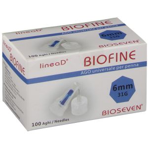 Insulin Pen Needle D Line Biofine Gauge 31 Length 6mm 100pcs