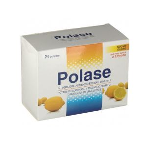 Polase Lemon Flavor Food Supplement Gluten Free 24 Sachets