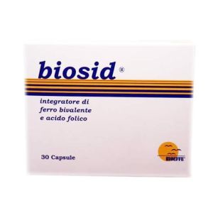 Biosid Bivalent Iron And Folic Acid Supplement 30 Capsules