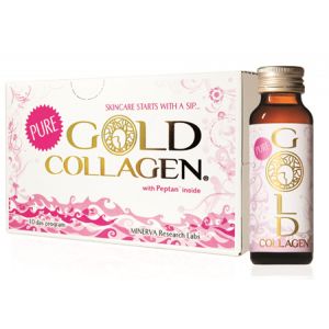 Gold Collagen Pure Skin Supplement 10 Vials