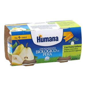Humana Organic Pear Homogenized 2x100 g