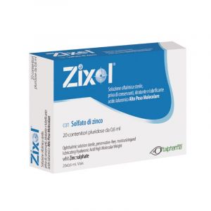 Zixol Eye Drops Dry Eye Treatment 20 Vials 0.6 ml