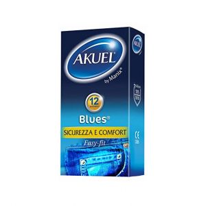 Akuel Blues Condom From High Comfort 12 Pieces