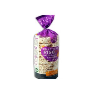 Oryzagallette Of Brown Rice And Organic Quinoa With Salt 130g