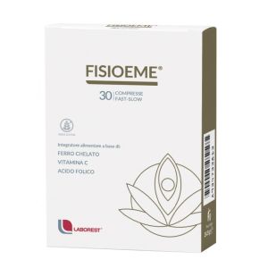 Fisioeme Iron and Vitamin C Supplement 30 Tablets