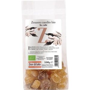 Zenzero Candito Cubi Bio 100g