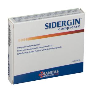 Sidergin Food Supplement Based On Iron 30 Tablets