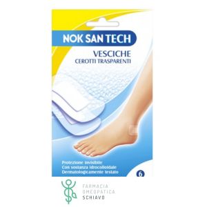 Nok San Tech Blister Patches Transparent Small 6 Pieces