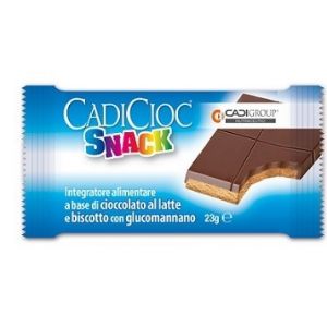 Cadicioc snack biscuit milk and chocolate 1 bar