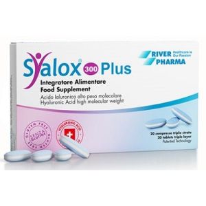 River Pharma Syalox Plus 300 Hyaluronic Acid Supplement 20 Tablets