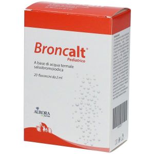 Broncalt Strip Pediatrico Soluzione Irrigazione Nasale 20 Flaconcini da 2ml