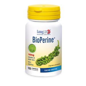 Longlife Bioperine 10mg Integratore Alimentare 100 Compresse