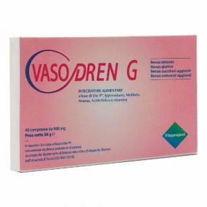 Vasodren G Integratore Microcircolo 40 Compresse 500mg