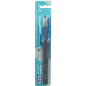 Tepe select medium toothbrush with tapered head and ergonomic handle