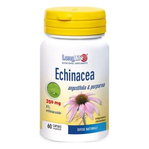 Longlife Echinacea 350mg Food Supplement 60 Capsules